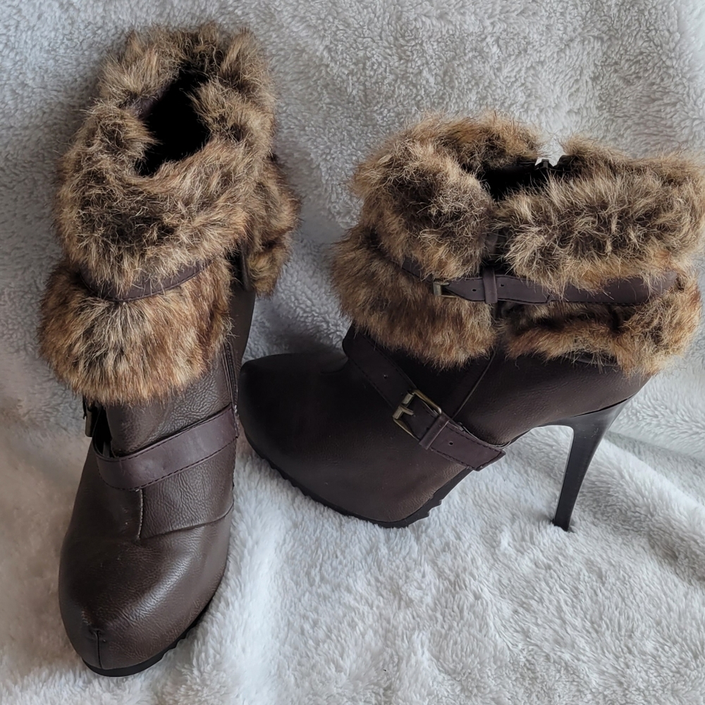 Fur Ankle Boots